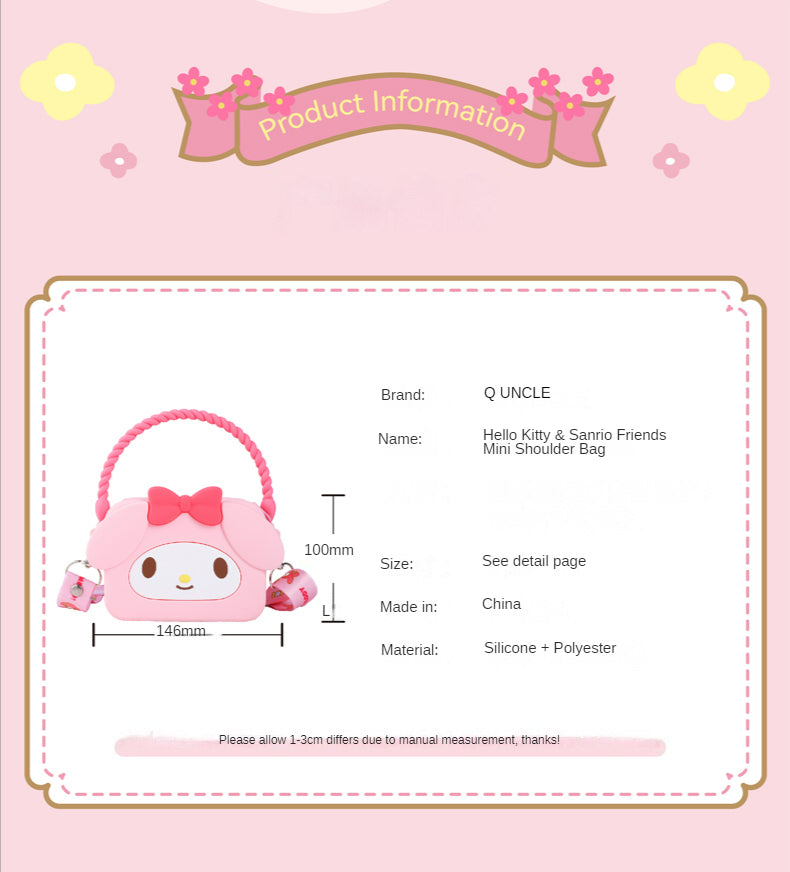Hello Kitty & Sanrio Friends Mini Shoulder Bag - Q UNCLE x SANRIO