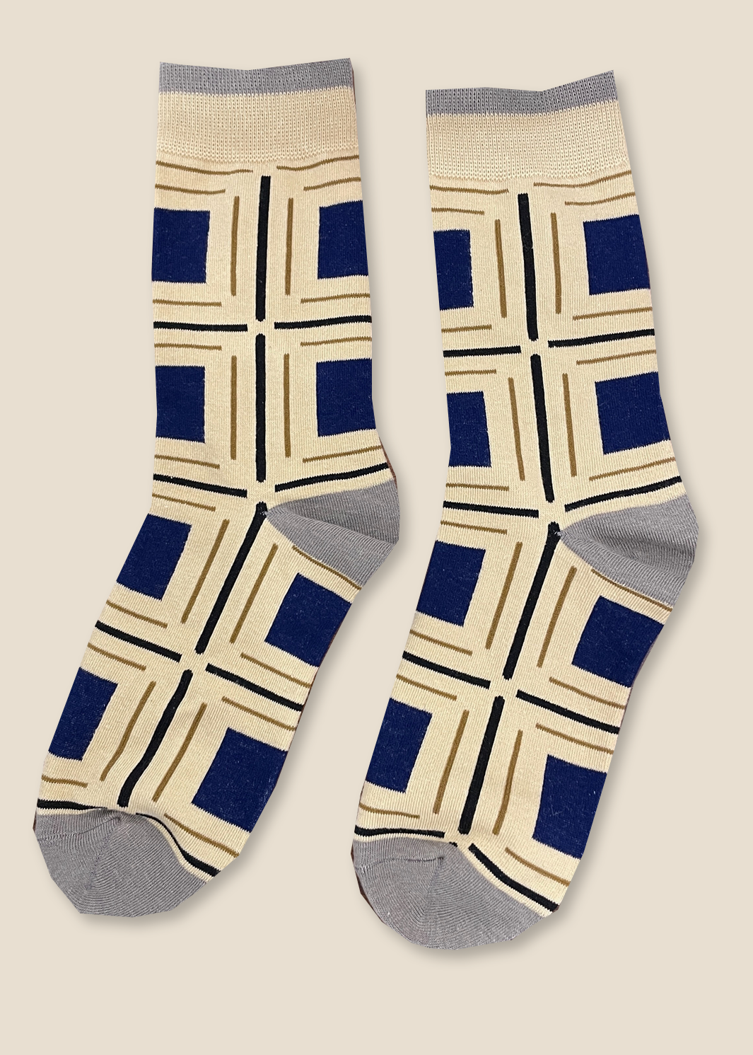 60's Pattern Classic Socks - Korean Fashion - magic COSMOS St.