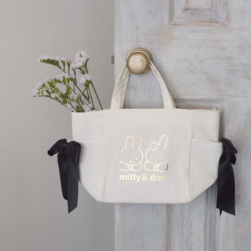 Maison De Fleur x Miffy & Dan Canvas Handbag