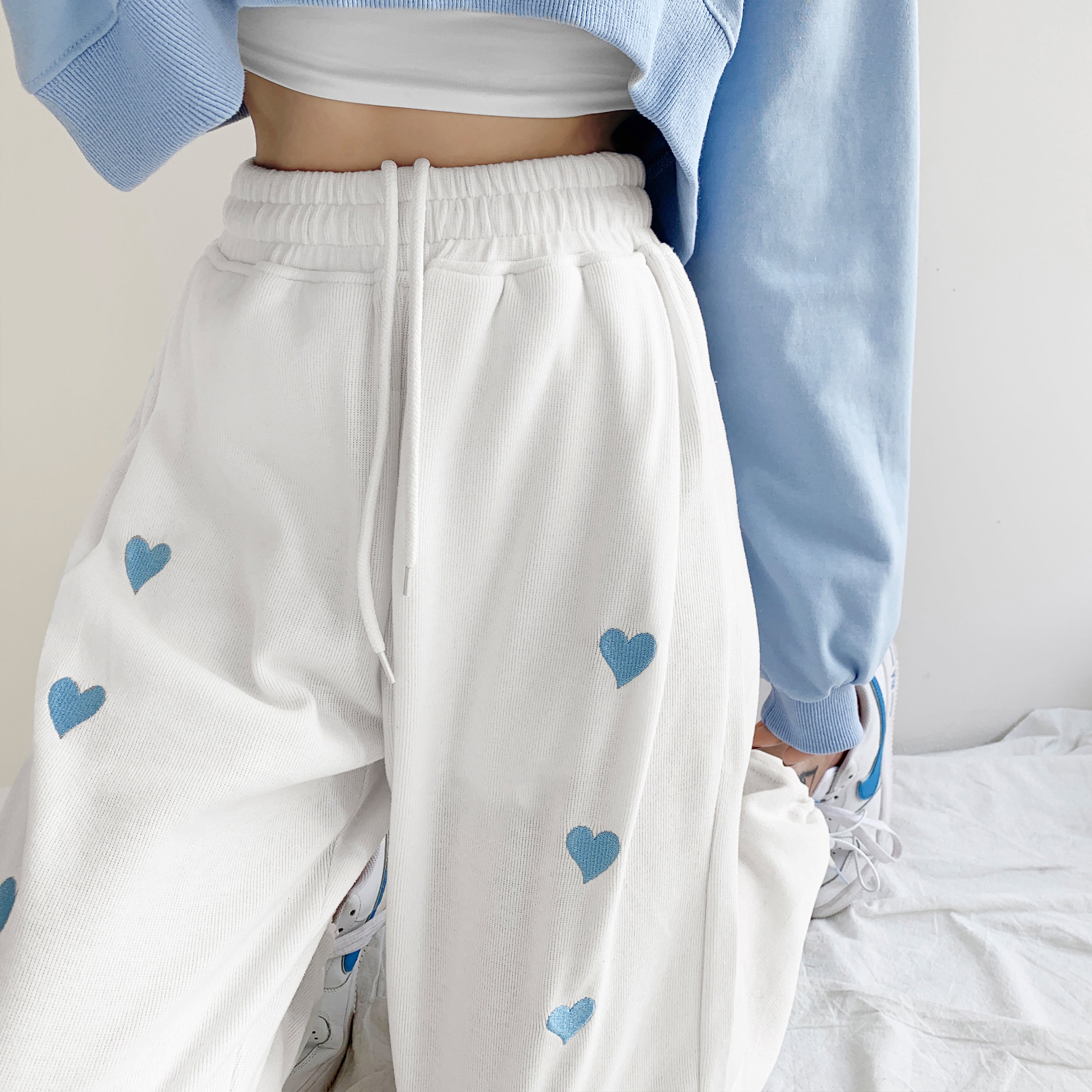 All Hearts Connected drawstring sweatpants