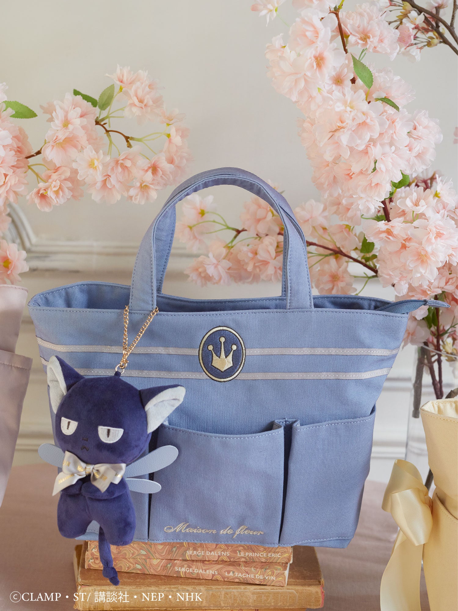 Maison De Fleur x Cardcaptor Sakura Spinel Blue Tote Bag & Doll