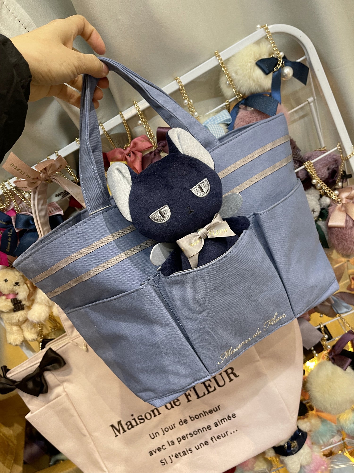 Maison De Fleur x Cardcaptor Sakura Spinel Blue Tote Bag & Doll