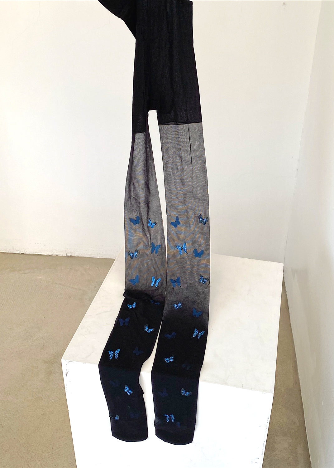 Blue Butterfly stockings - Korean Fashion - magic COSMOS St.