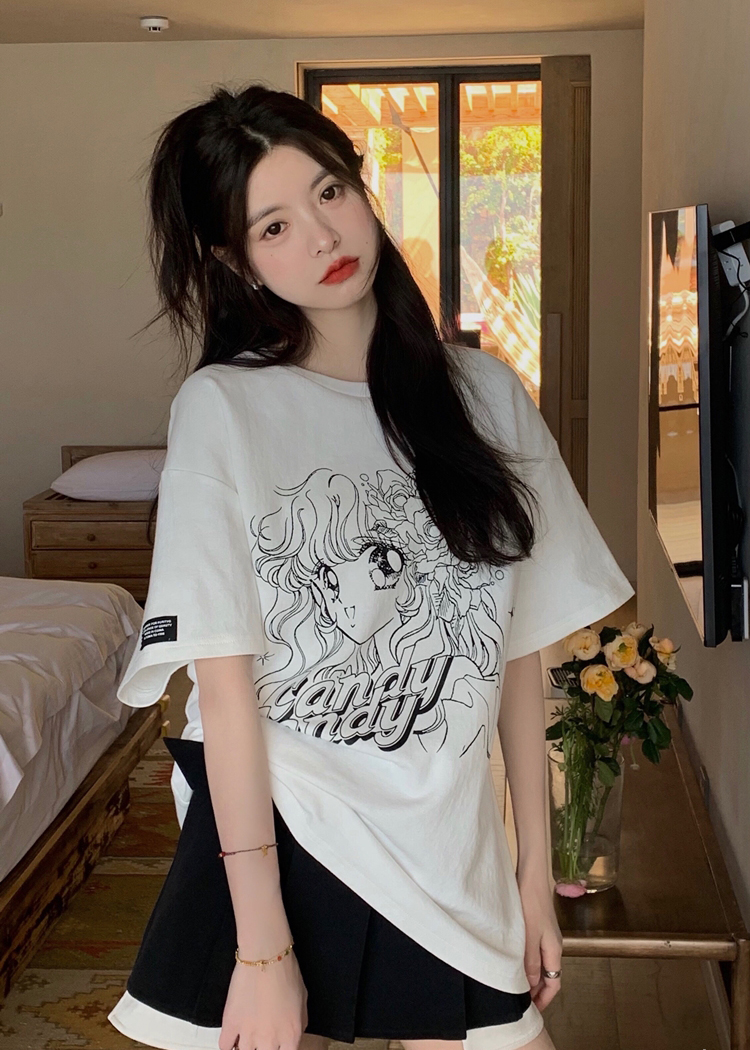 Candy Candy vintage anime graphic oversize t-shirt