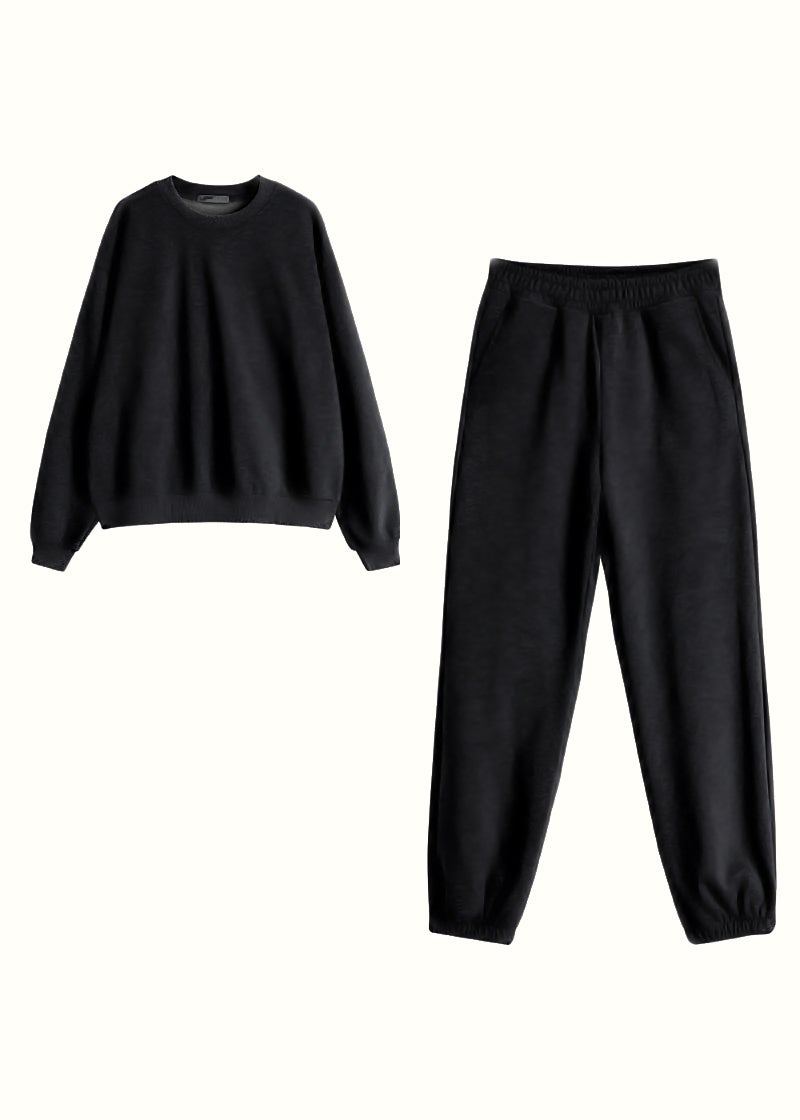 Casual And Elegant sweatshirt + sweatpants set - Korean Fashion - magic COSMOS St.
