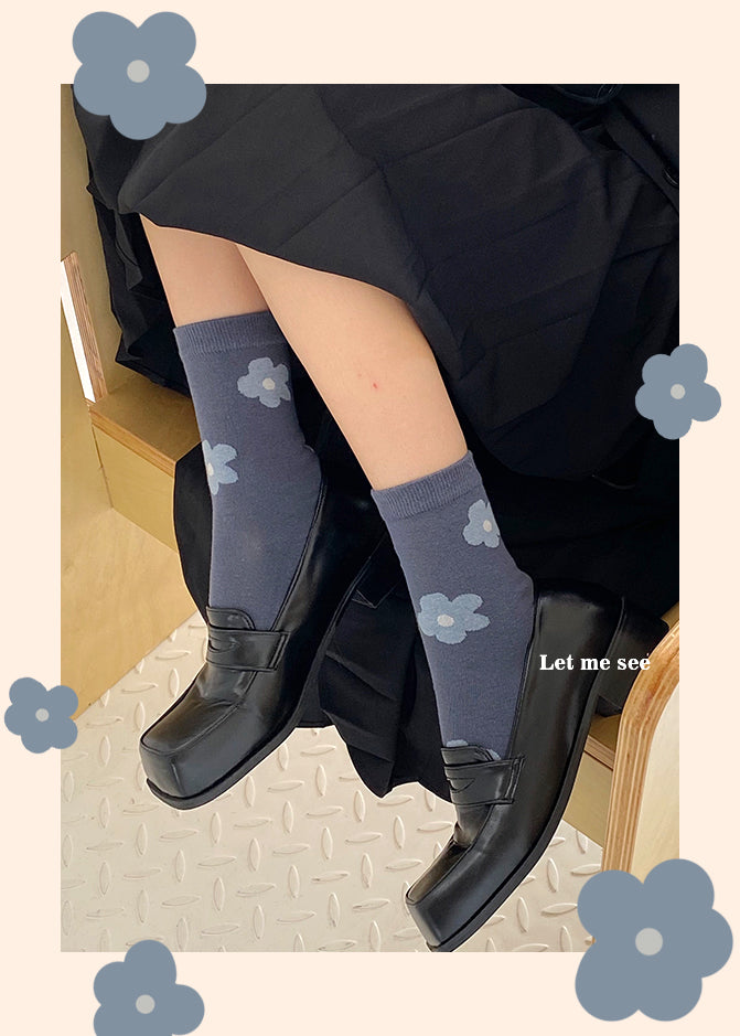 Dainty Flower daily socks - Korean Fashion - magic COSMOS St.