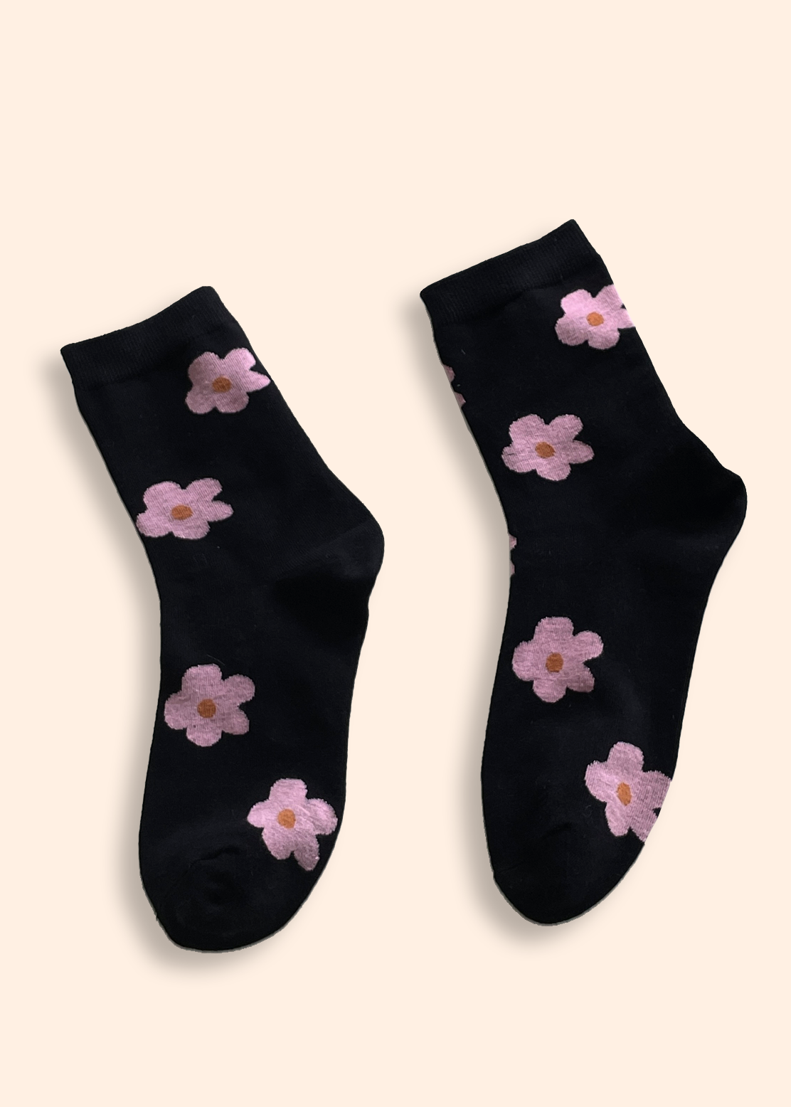 Dainty Flower daily socks - Korean Fashion - magic COSMOS St.