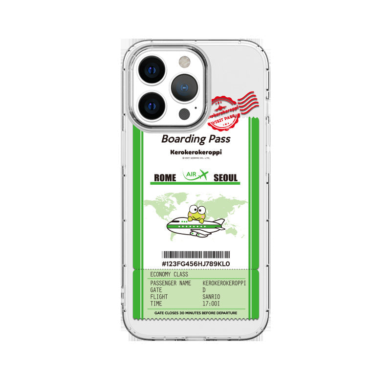 Hello Kitty & Friends boarding pass iPhone jelly cover - SANRIO Korea