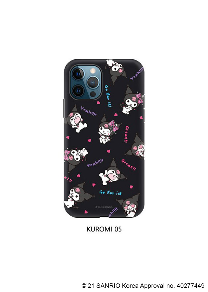 Kuromi double bumper iPhone case - SANRIO Korea