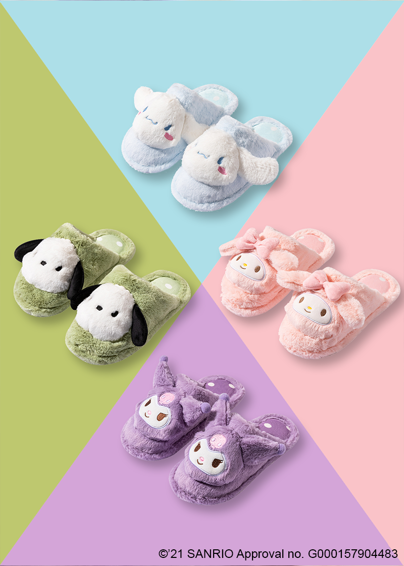 My Melody fluffy house slippers - MINISO x SANRIO