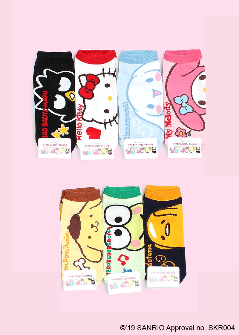 SANRIO Friends Korea - Short light socks - Korean Fashion - magic COSMOS St.