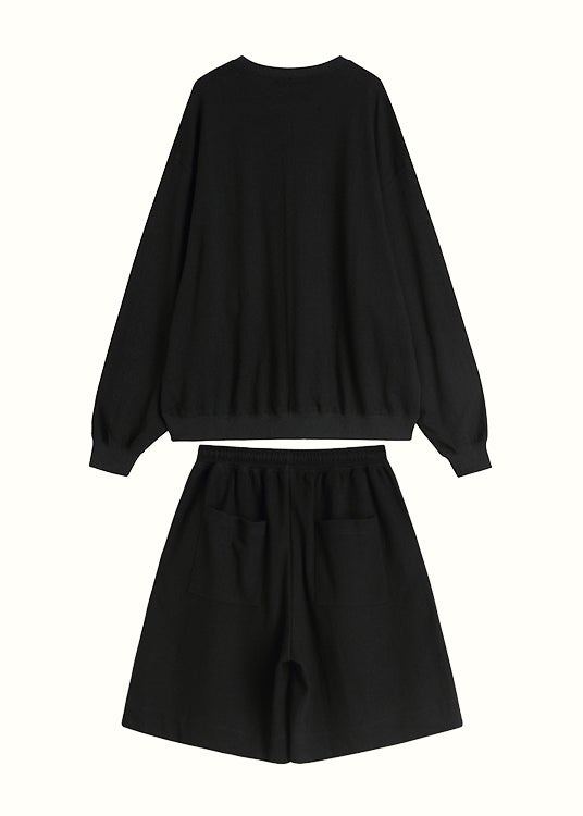 So 2021 sweatshirt + shorts loungewear set - Korean Fashion - magic COSMOS St.