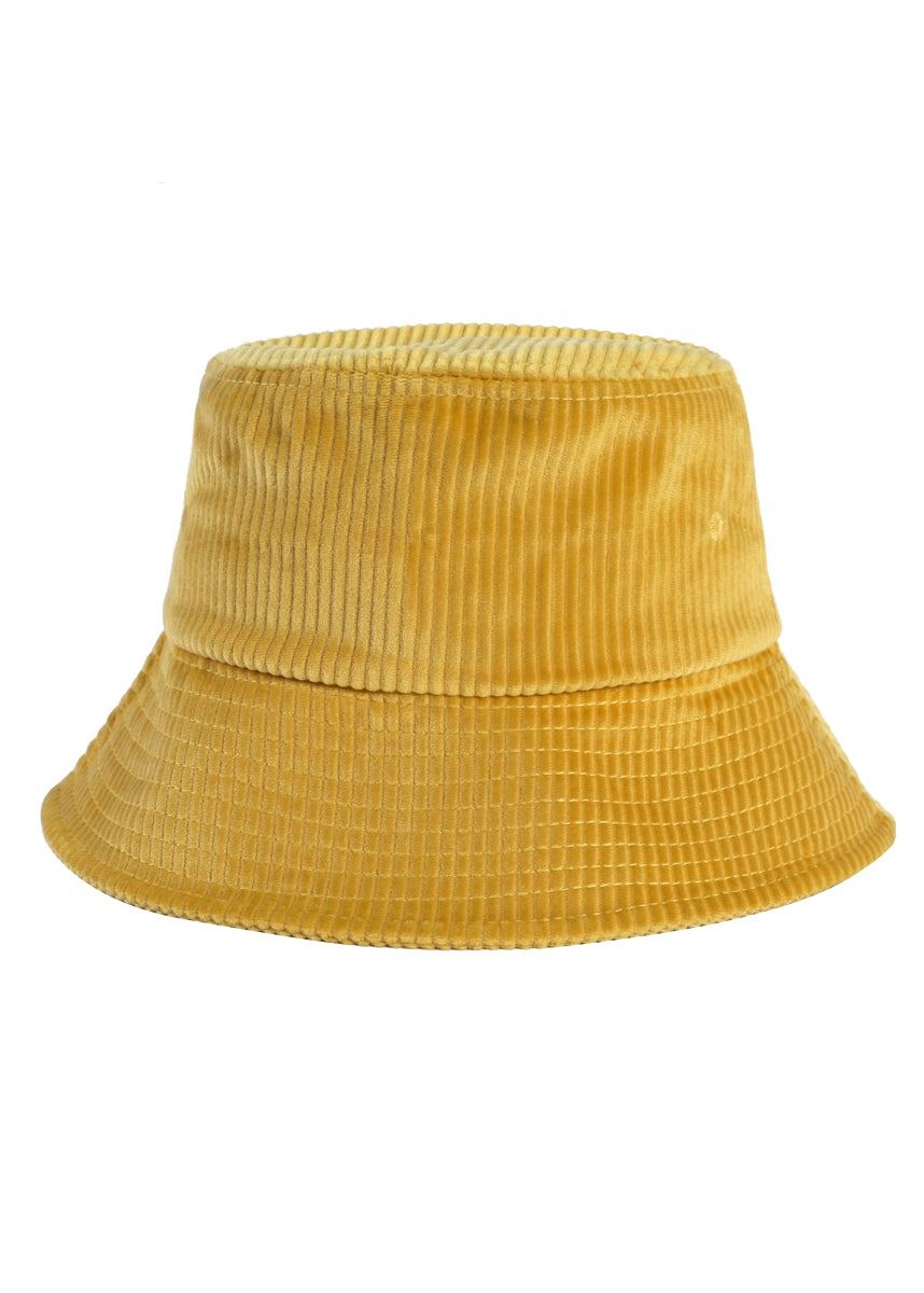 Spring & Earthy Wonder corduroy bucket hat - Korean Fashion - magic COSMOS St.