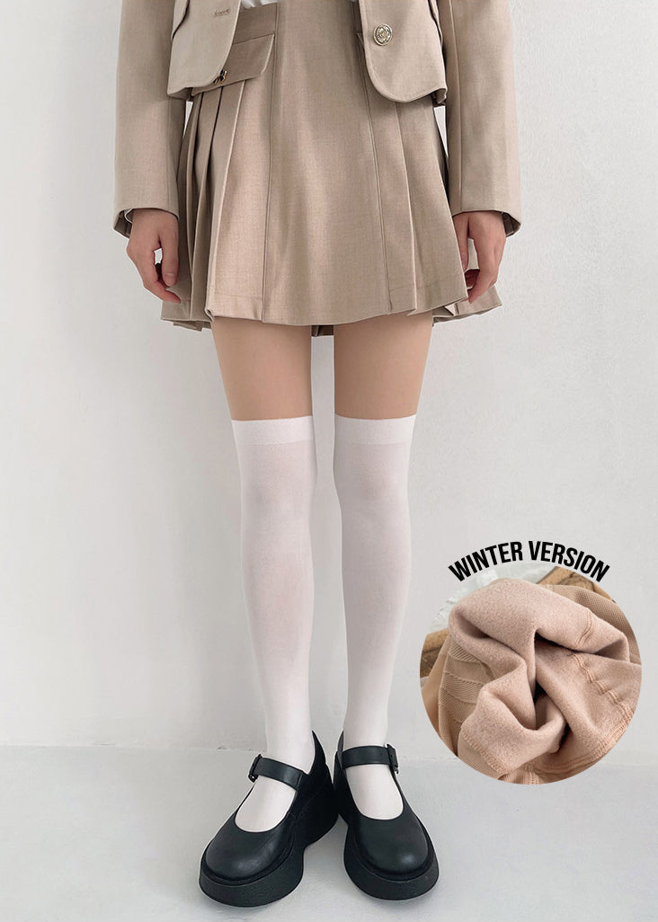 Stockings with fake white socks (3 different lengths) - Korean Fashion - magic COSMOS St.