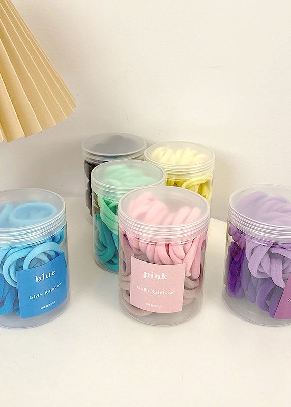 Two-Tone Pastels elastic ties box - Korean Fashion - magic COSMOS St.