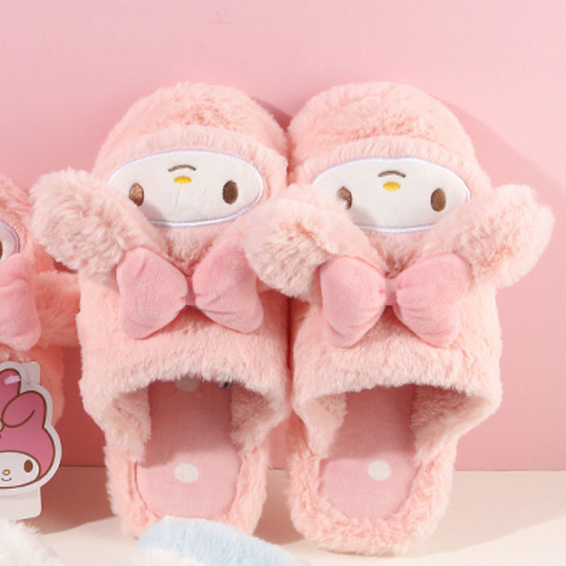 My Melody fluffy house slippers - MINISO x SANRIO